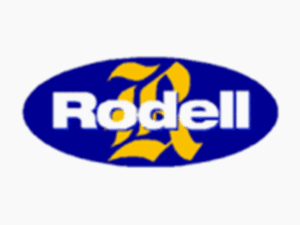 A blue oval-shaped logo with the word "Rodell" written in bold white letters. Behind the text, a large, stylized yellow "R" partially overlaps with the word "Rodell," reflecting our Hertfordshire roots in St Albans and our dedication to RISQS standards.