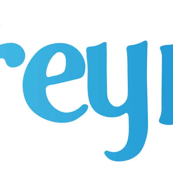 The image features the Freyr logo, written in a stylized blue font with a registered trademark symbol (®) at the upper right corner. The overall design is simple and clean, reflecting the professionalism often showcased in a case study.